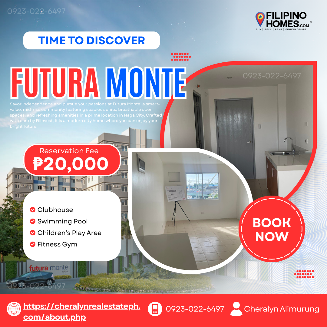 Futura Monte Naga Studio Unit in Bicol — real estate listing image 1