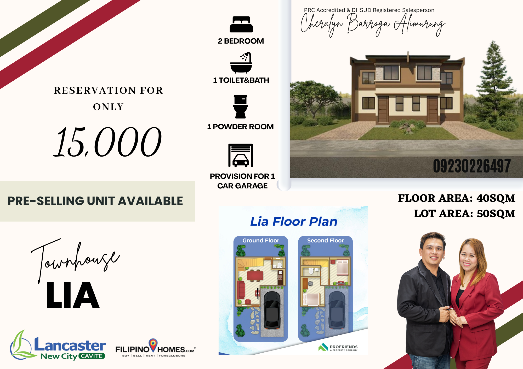 Lia Townhouse Unit (Pre-selling) in Bicol — real estate listing image 1