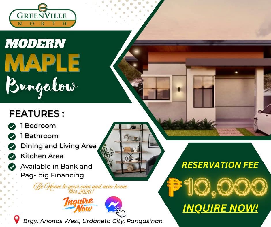 Modern Maple Bungalow in Bicol — real estate listing image 1